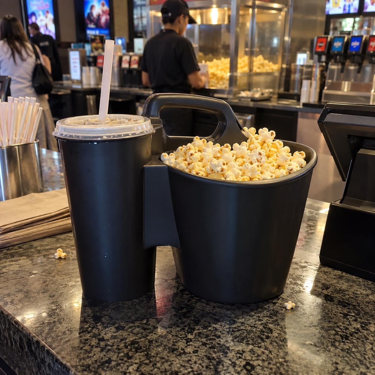 Illustrative concept of Venue Combo Container