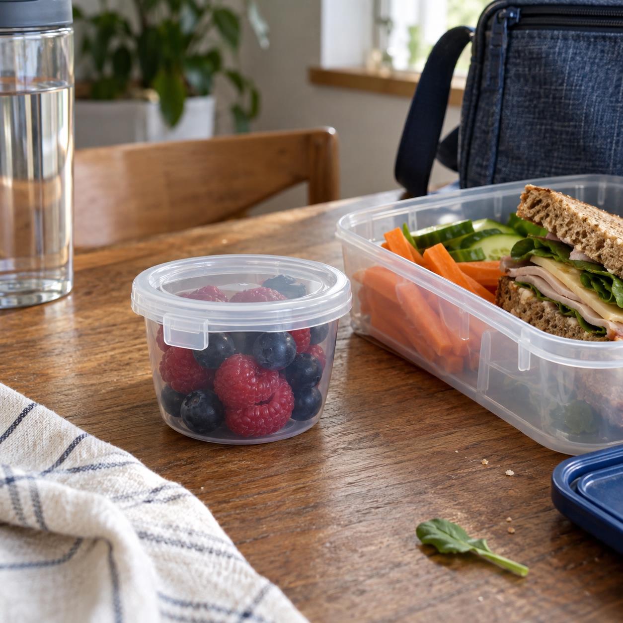 Illustrative concept of Portion Container