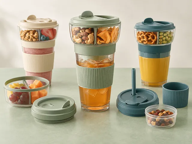 Integrated food and drink combination products
